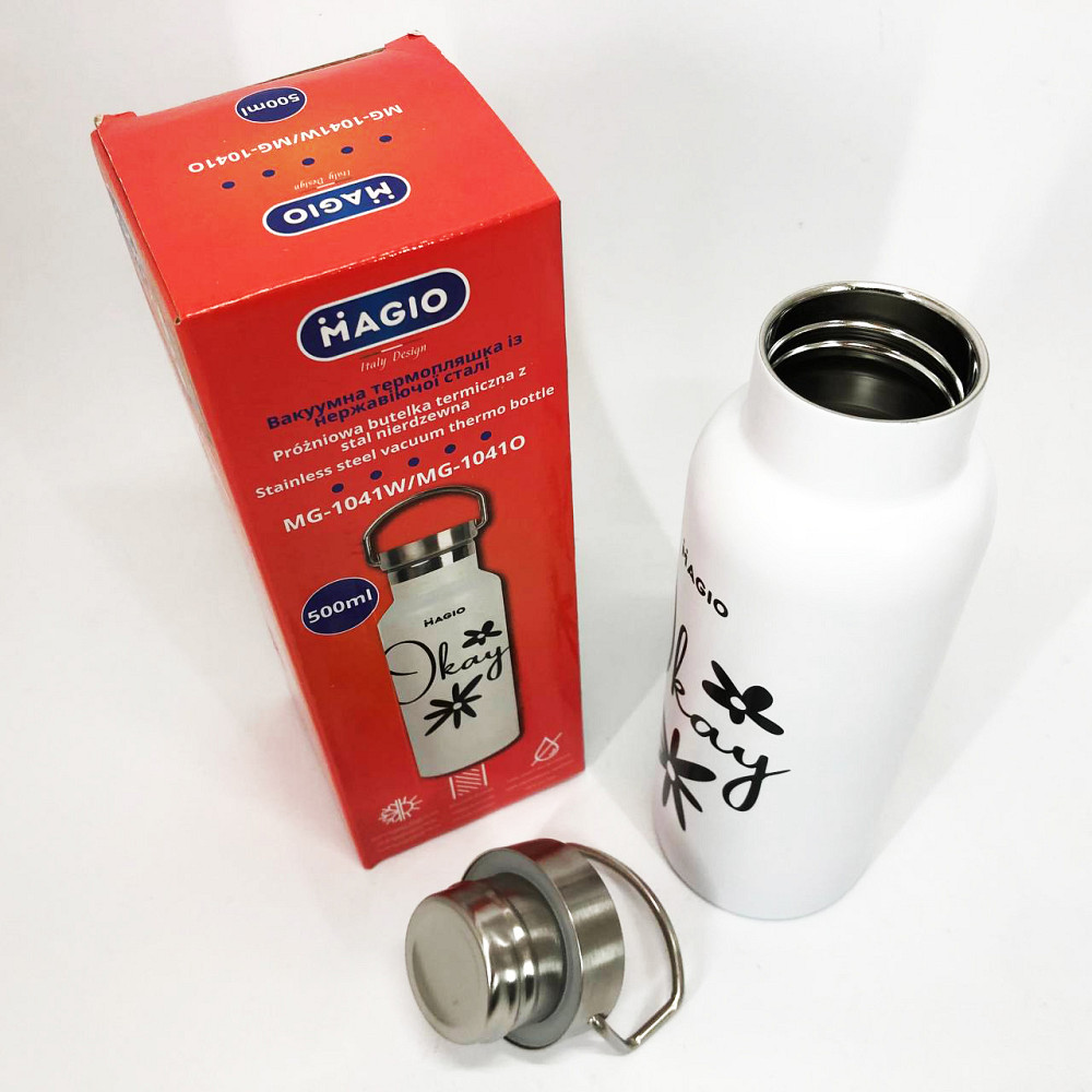 Термос похідний для напоїв Magio, Термокружка для напоїв води Термос питний гарячих AV-94 Івано-Франківськ - фото 7