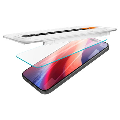 Скло захисне Spigen iPhone 16 Pro Glas.tR EZ Fit (2 Pack) (AGL07928) Вінниця - фото 3