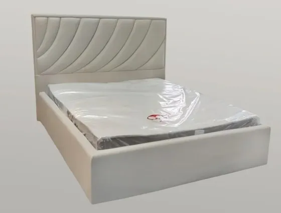 Кровать BNB Laurel Premium 120 х 200 см С дополнительной металлической цельносварной рамой Экокожа Айвори Киев