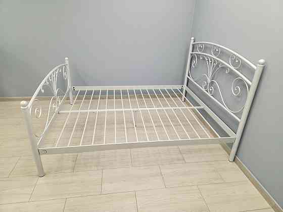 Двоспальне металеве ліжко Дармера від ТМ Теnero 160х200, Каркас — метал відстань 8 см., 1 ящик Харків