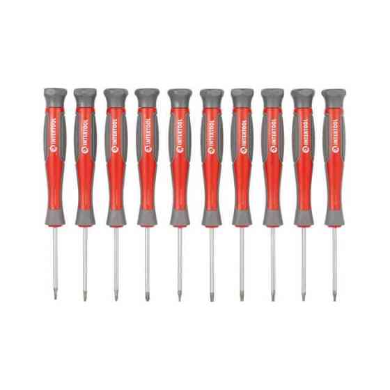 Набор отверток с комплектом насадок, 58 ед., Cr-V INTERTOOL VT-3358 Киев