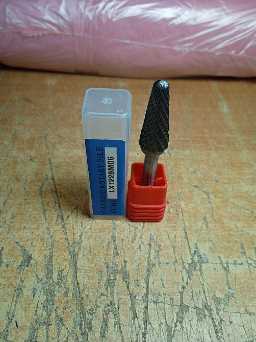 Борфреза твердосплавна LX 12×25×6 мм — конус із напівсферою по металу, шарошка для дриля Харків - фото 1