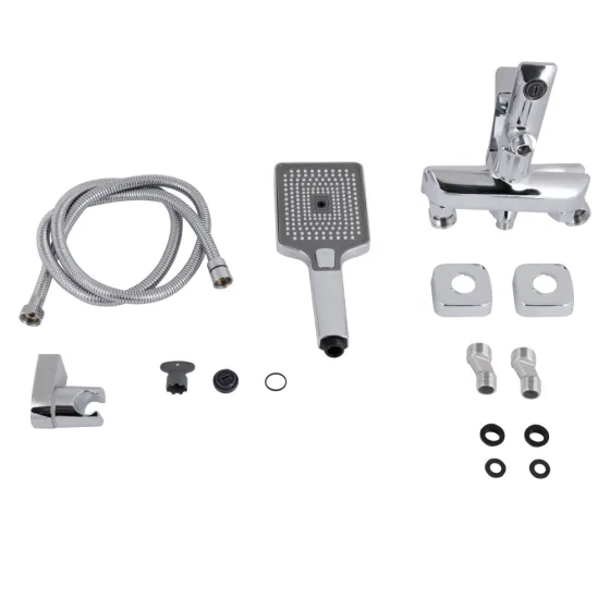 Змішувач для ванни Qtap Presto з душовим гарнітуром QTPRE259CRM45574 Chrome Київ