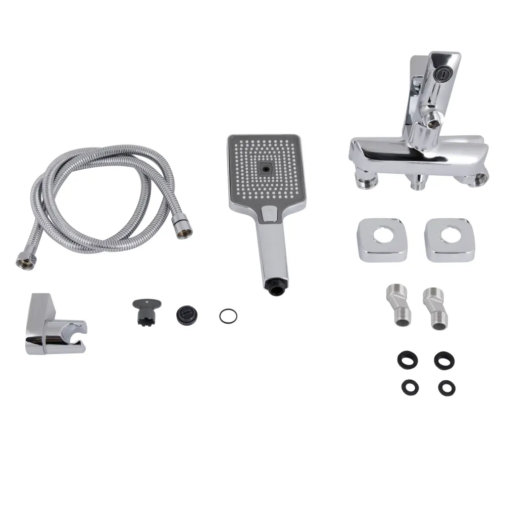 Змішувач для ванни Qtap Presto з душовим гарнітуром QTPRE259CRM45574 Chrome Київ - фото 6