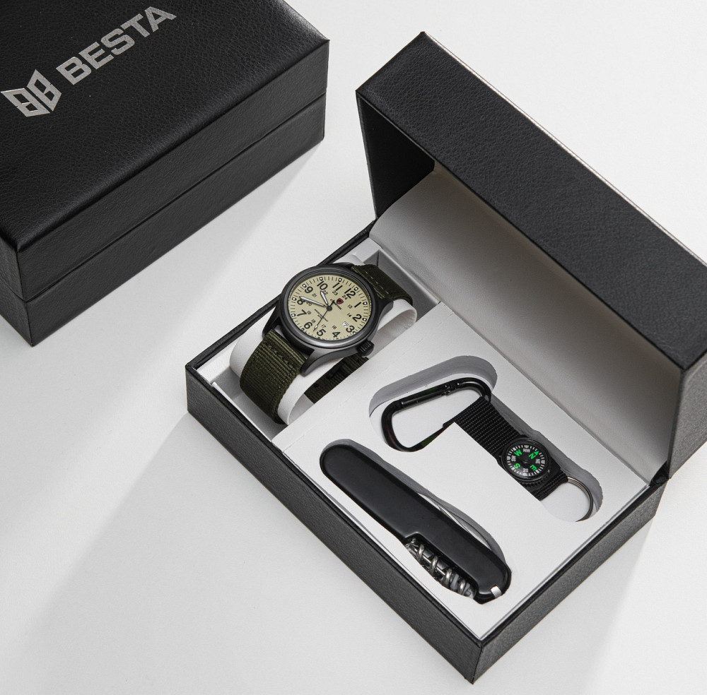 Набор часы мужские тактические Besta Box Command Set набор с компасом Винница - изображение 12