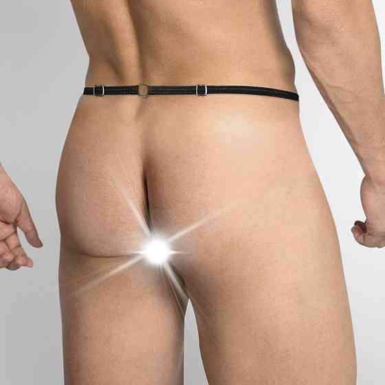 Чоловічі труси XS-2XL із силіконовою анальною пробкою Art of Sex - Joni plug panties size S Black Sex Aura Київ