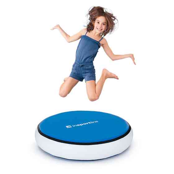 Килимок надувний inSPORTline Airspot 100x20 см, біло-синій Київ