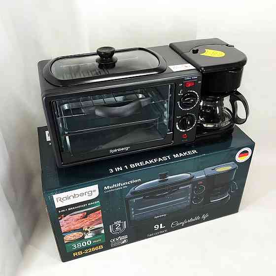 Міні піч-духовка, Електрогриль для сніданку, Духовка електрична піч, Пічка електро настільна KY-35 Івано-Франківськ