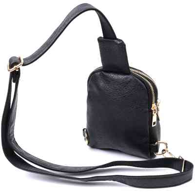 Сумка Vintage Жіноча через плече на два відділення з екошкіри Чорна (22784) Вінниця