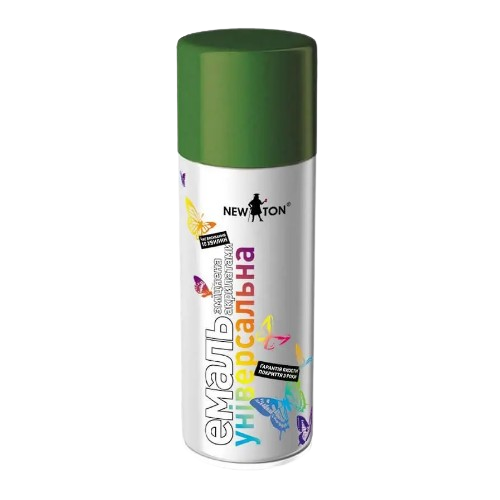 Емаль універсальна 400мл 6010 світло-зелений мат. аерозоль NEW TON Житомир - фото 1
