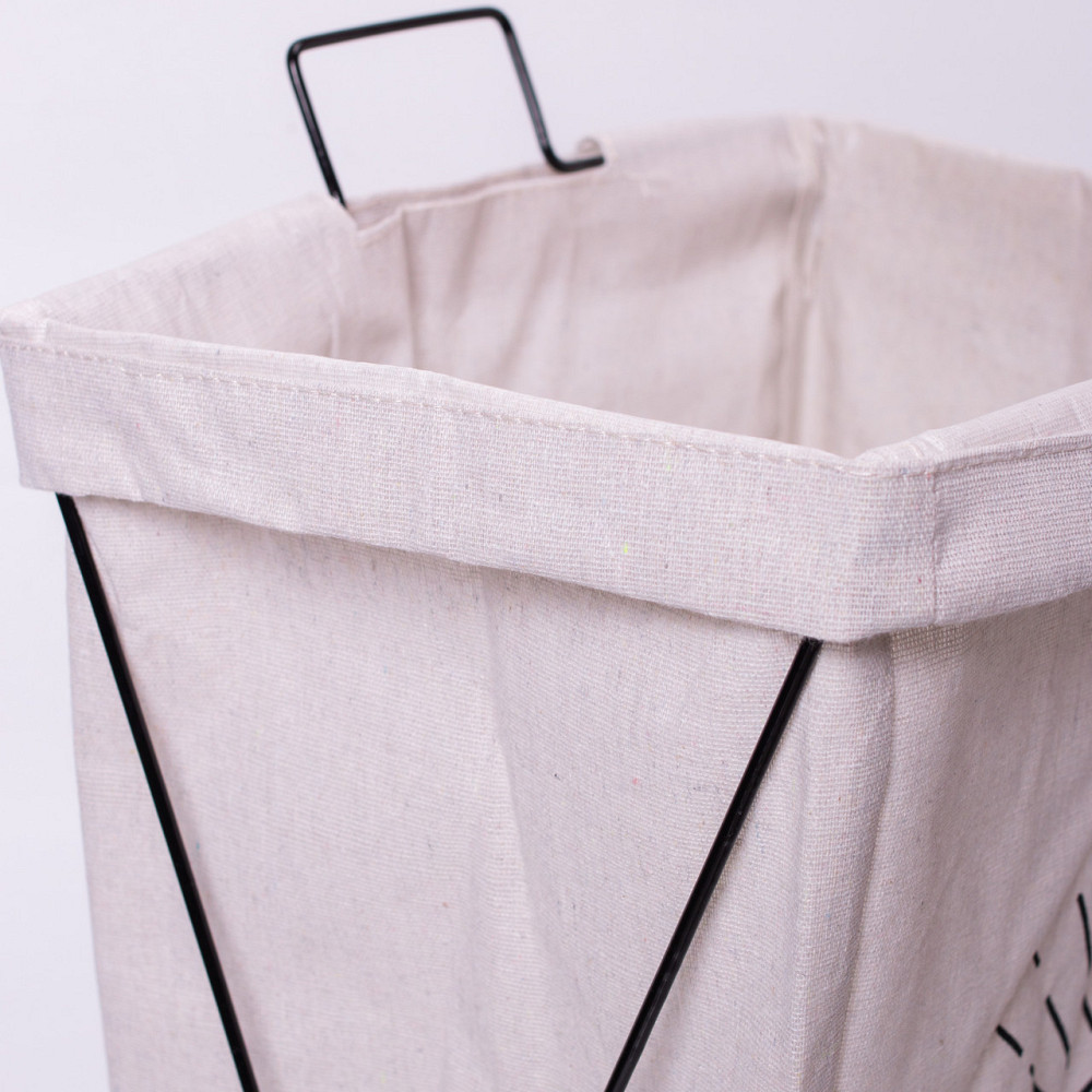 Yiwu Кошик для білизни на підставці 36×28×58 (см) м'який HP-41-10 Коломия - фото 3