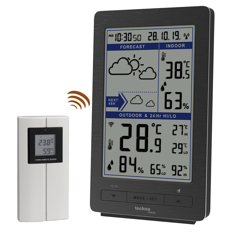 Метеостанция Technoline WS9485 Grey (WS9485) Вінниця - фото 1