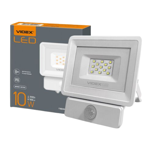 LED Прожектор 10W 5000К 220V сенсорний білий VL-Fe-105W-S Videx Житомир