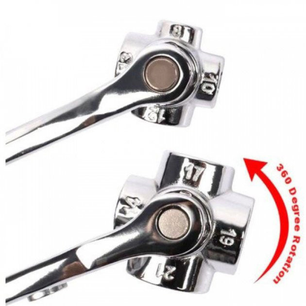 Универсальный ключ 48 в 1 Universal Tiger Wrench PRO original Сверхпрочный, набор универсальных ключей CK-68 Львов - изображение 2