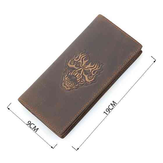 Бумажник мужской Vintage 14384 в винтажном стиле Коричневый Киев