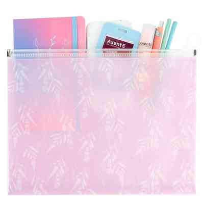 Папка на молнии Axent zip-lock А4+ Lavender-3 (1497-38-A) Винница