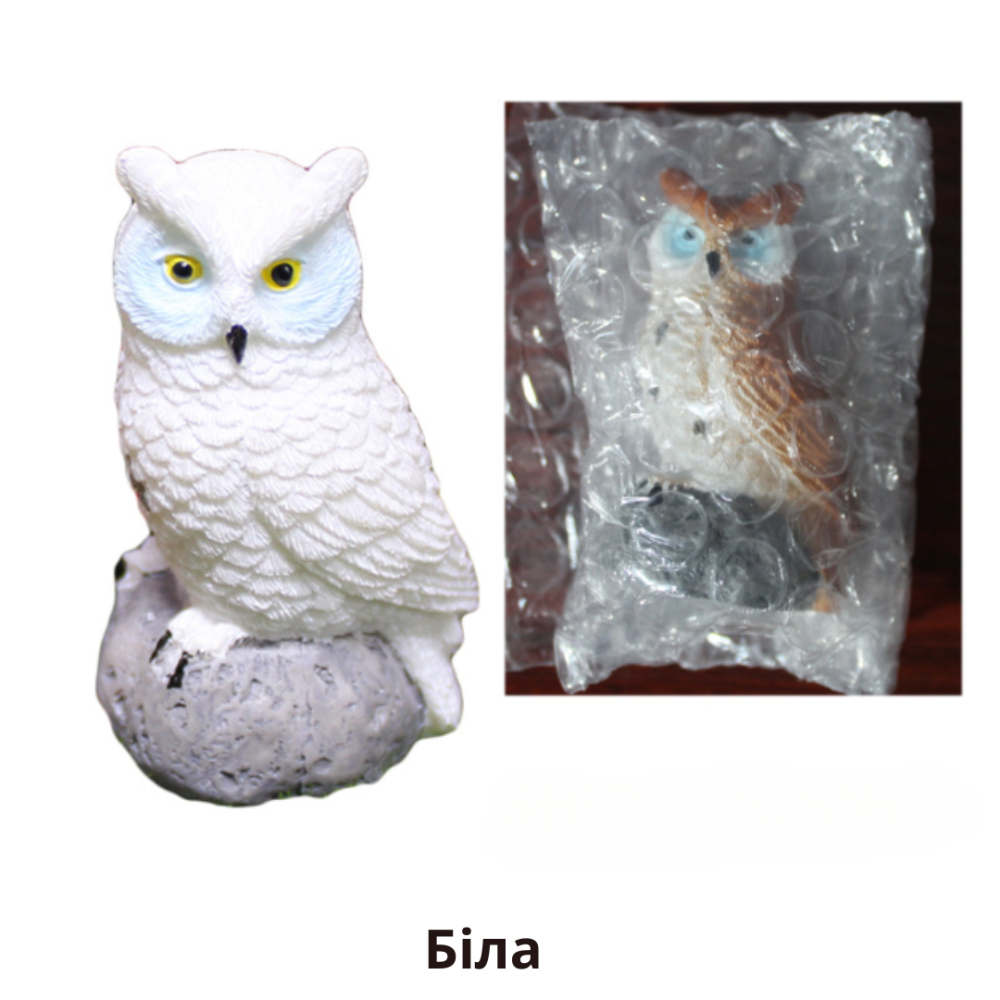 Декоративная фигурка Совы 5.5 х 3.3 см для мини-сада, флорариума, микроландшафта, микропейзажа Одесса - изображение 2