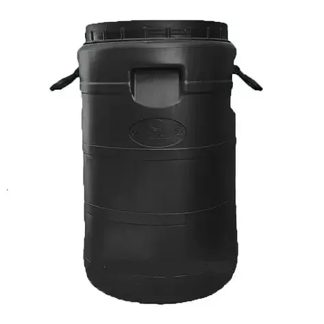 Бочка пластикова  50 л технічна чорна бідон  широка горловина ємність для води Дніпро - фото 3