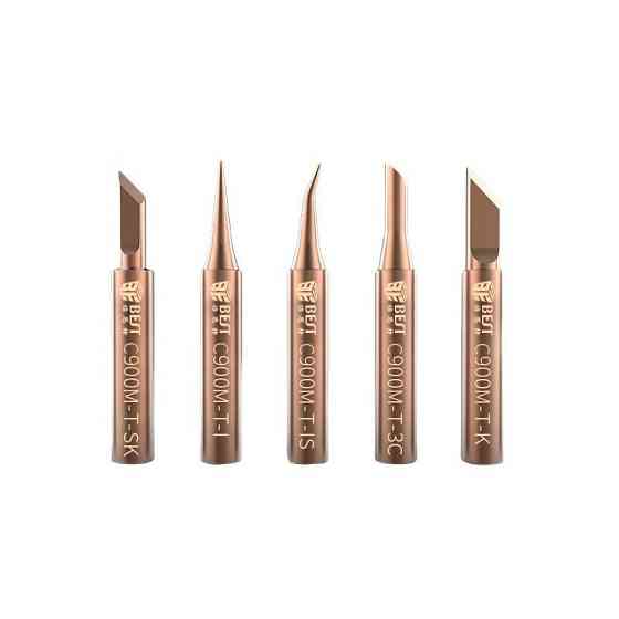 Набор медных жал для паяльников Best, 5 шт. Киев