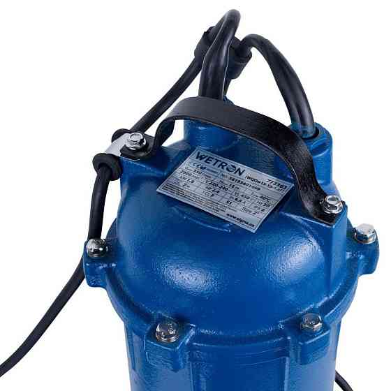 Wetron Насос канализационный 1.8кВт Hmax 15м Qmax 350л/мин WETRON WQDw15-15-1.8F (773363) Київ