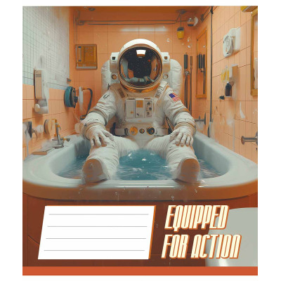 Зошит Школярик Equipped for action 36 аркушів клітинка (036-3519K) Вінниця - фото 4