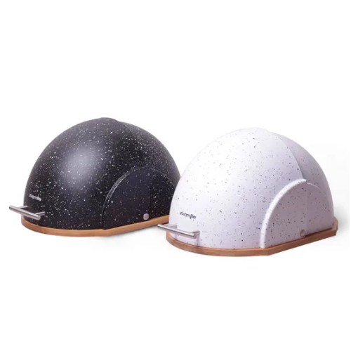 Хлібниця 38,5*26,5*20см бамбук/пластик чорний мармур,білий мармур 1106 KAMILLE Житомир - фото 6