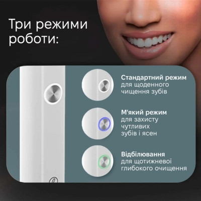 Электрическая зубная щетка Xiaomi Aurora T2 White Винница - изображение 4
