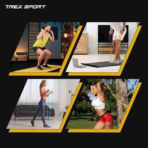 Набор резинок для фитнеса Trex Sport TX-003PBV 3в1 2-30кг Киев