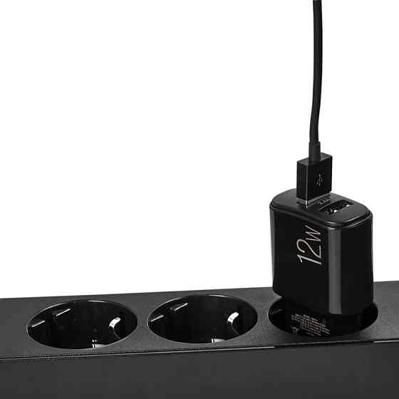 Сетевое зарядное устройство Winso Pro 12W 2xUSB-A черный Львов