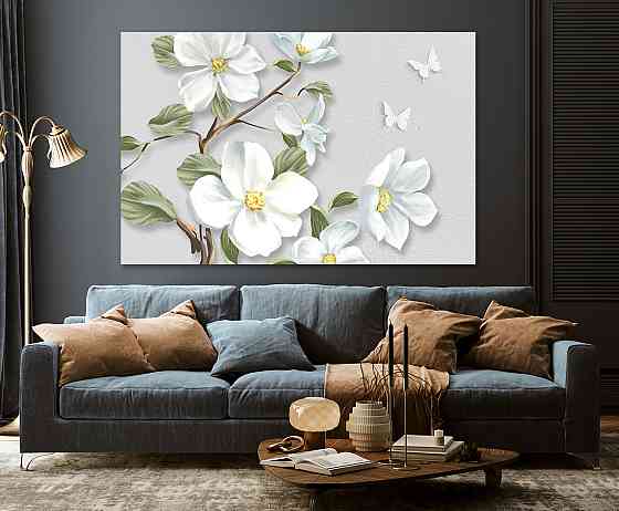 Картина холст в гостиную / спальню  Квіти      MLP_301 80х160см Киев