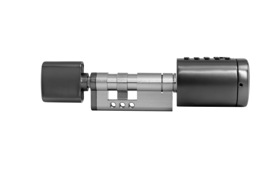 Розумний дверний біометричний замок (циліндр) SEVEN LOCK SL-7773BF black (40-106 мм) Київ