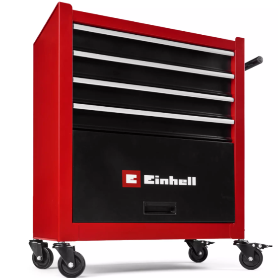 Інструментальний візок для інструментів на колесах 5 секцій Einhell TC-TW 100 ящик для інструментів (4510170) Київ