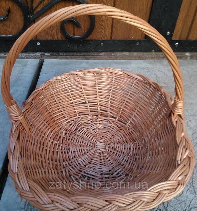 Кошик плетений великий Київ - фото 5