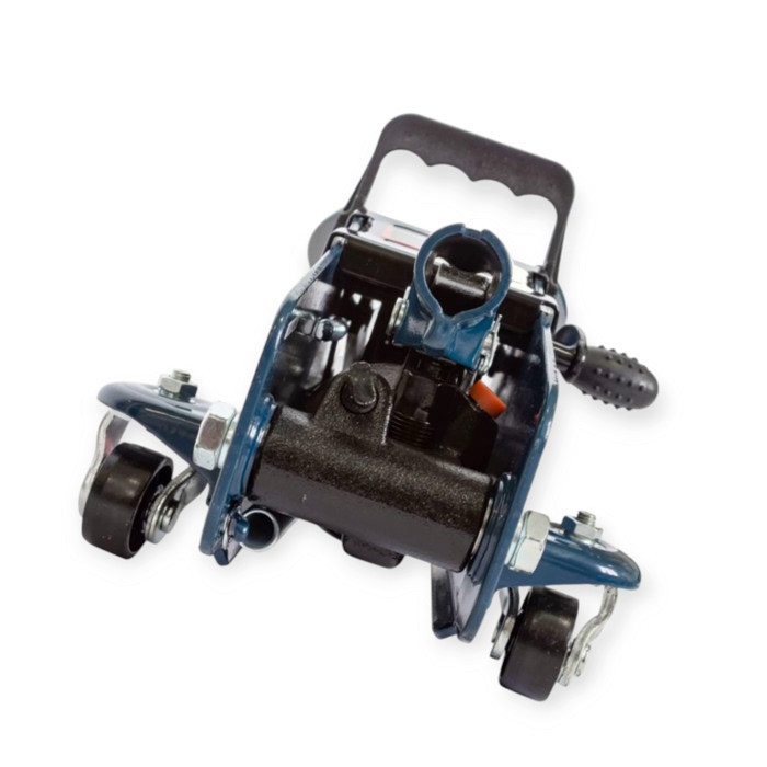 Домкрат гідравлічний підкатний 2,5 т, 140-387 мм (коробка) з гумовою накладкою, фіксатор Мукачево - фото 4