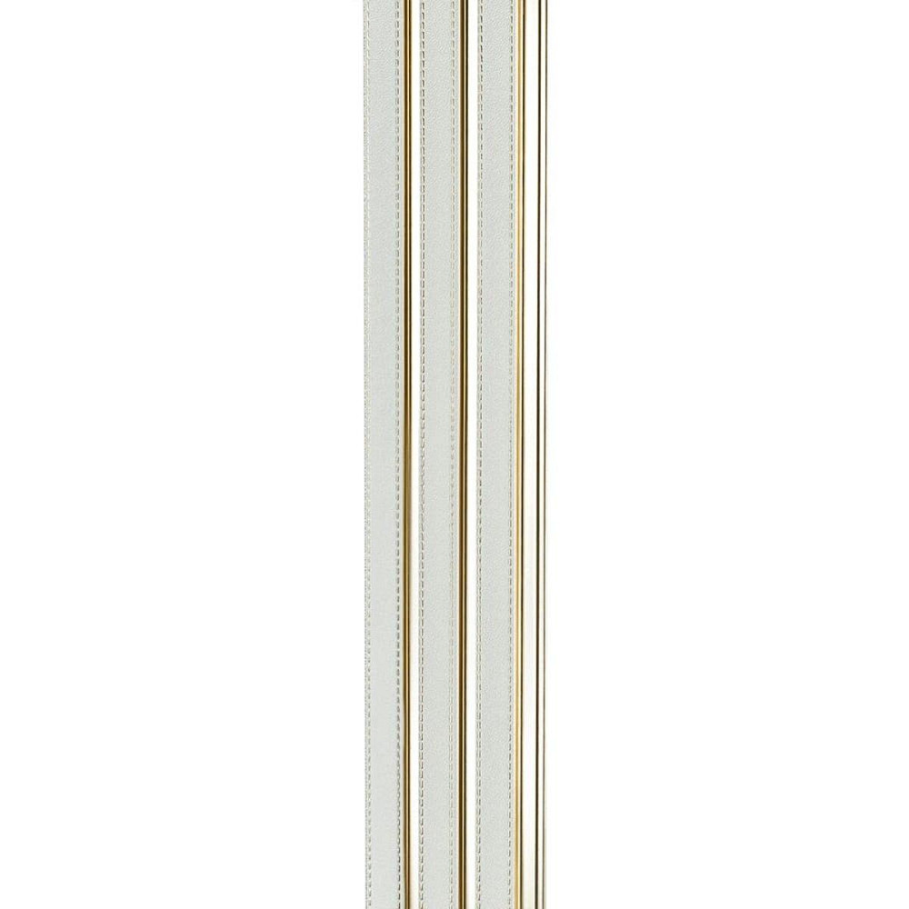 Рейка декоративная PS 2900х120х12мм Под белую кожу с золотом SW-00002130 Днепр - изображение 5