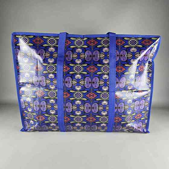 Сумка господарська, поліпропіленова, з кольоровим малюнком No3 Кольорова (60x44x18) (1 шт.) Харків