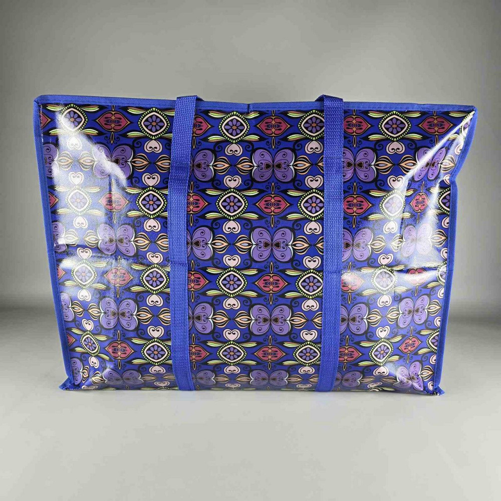 Сумка господарська, поліпропіленова, з кольоровим малюнком No3 Кольорова (60x44x18) (1 шт.) Харків - фото 6