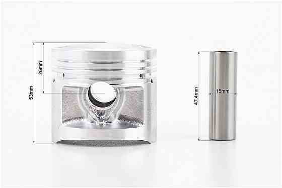 Циліндр к-кт (ЦПГ) 125cc Ø56,5мм, висота 69/96мм, палець 15мм Китай Київ