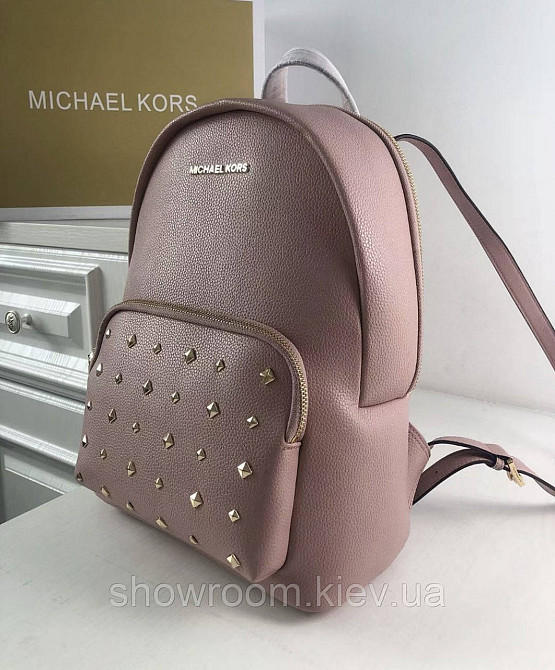 Жіночий брендовий рюкзак Michael Kors Erin pink Lux Київ - фото 3