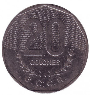 Монета 20 колонів. 1983 рік, Коста-Ріка. (БС) Полтава - фото 1