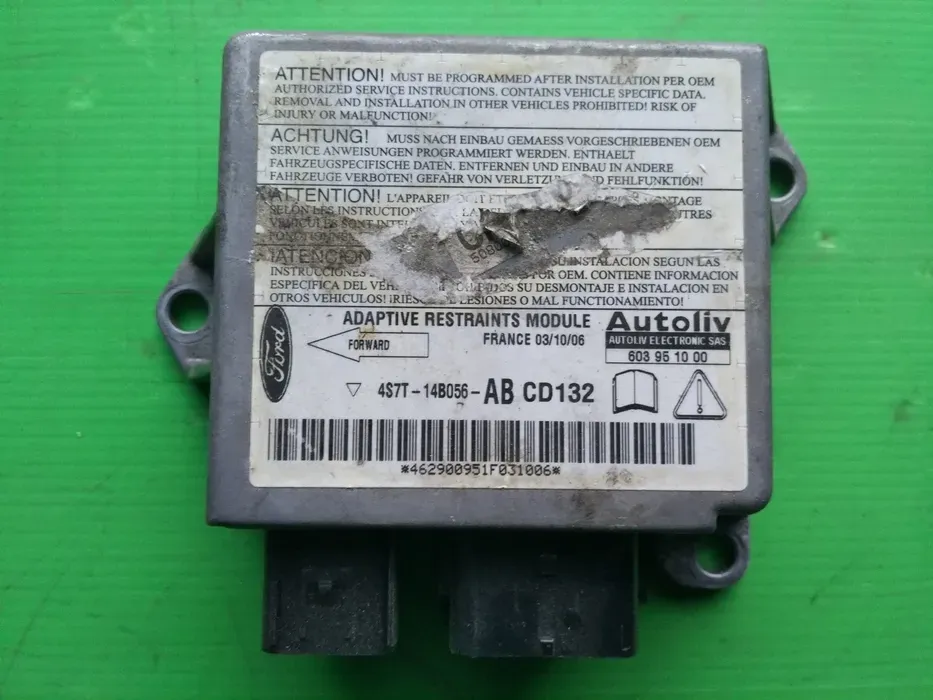 Блок керування подушкою безпеки airbag 4S7T-14B056-AB Форд Мондео 3 Винница - изображение 2