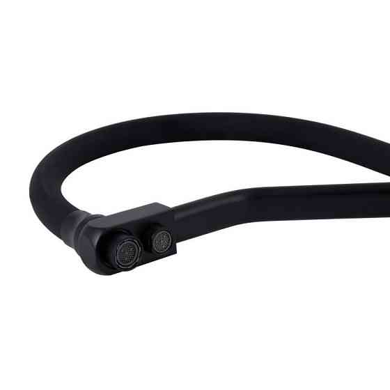 Змішувач для кухні Lidz Aria 020F3 з гнучким виливом та підключенням до фільтру LDARI020F3BLA39212 чорний Київ