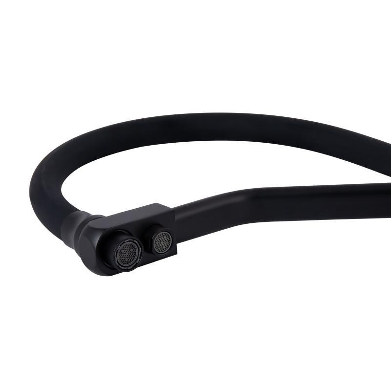 Смеситель для кухни Lidz Aria 020F3 с гибким изливом и подключением к фильтру LDARI020F3BLA39212 черный Киев - изображение 5