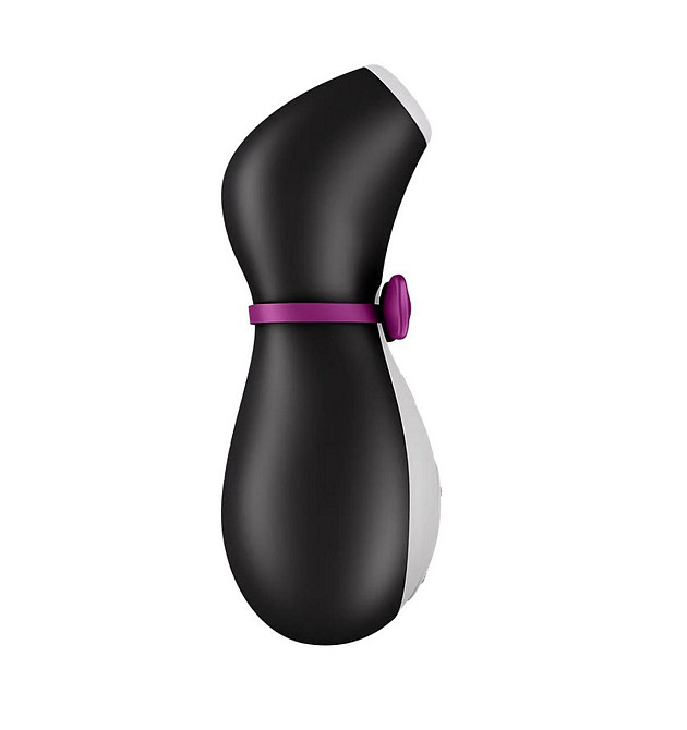 Вакуумний стимулятор клітора Satisfyer Penguin Air Pulse Sex Aura Київ - фото 3