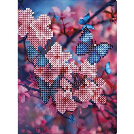 Алмазна мозаїка "Метелик" DM3003 з мольбертом 17x22.5 см Вінниця