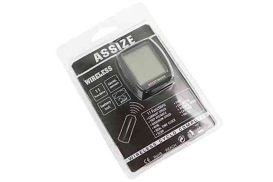 Велокомп'ютер 11-функцій, бездротовий, чорний AS-4000 (без батарейок) Київ