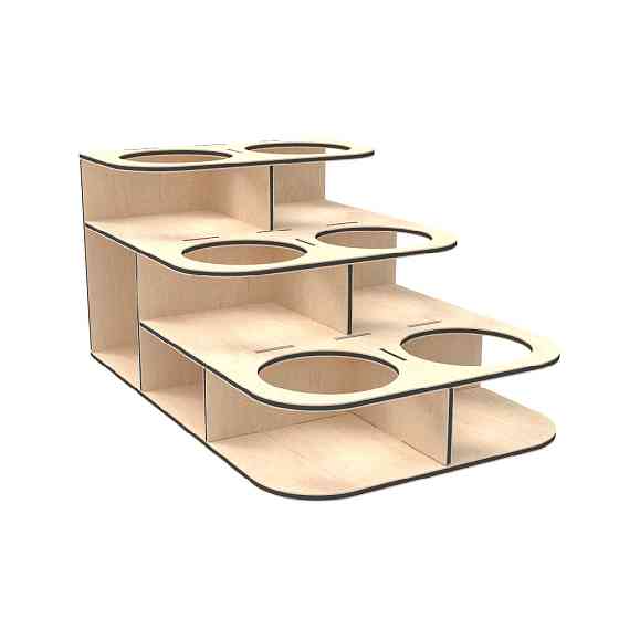 Подставка EKOSTAR для сиропов 220х350х175 мм, d - 90мм Киев