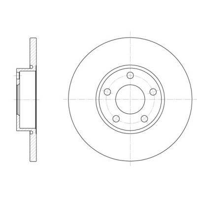 Гальмівний диск REMSA 6327.00 Вінниця - фото 1