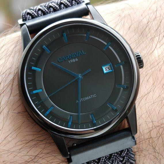 Годинник чоловічий механічний Carnival Special Smoky Magnetic (2 ремінці) Київ - фото 3