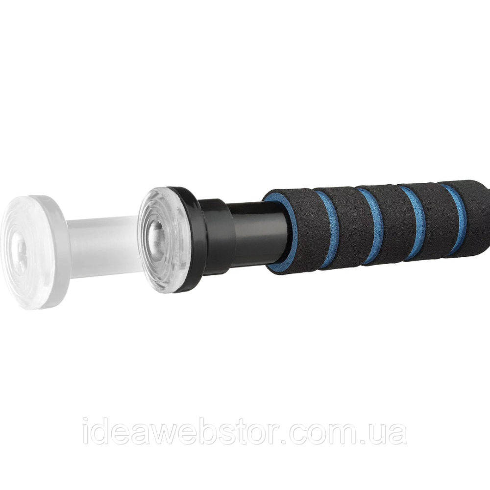 Турнік розсувний GYMTEK 63-100см чорно-синій Київ - фото 4